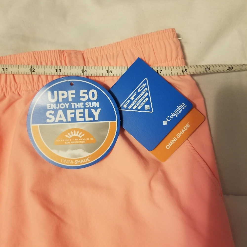 NWT Columbia Water Short Women's Size L Color  Orange - Picture 4 of 12